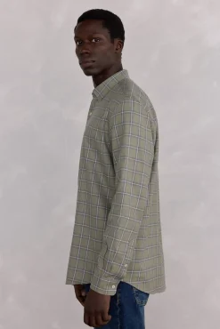 Camisa xadrez tencel