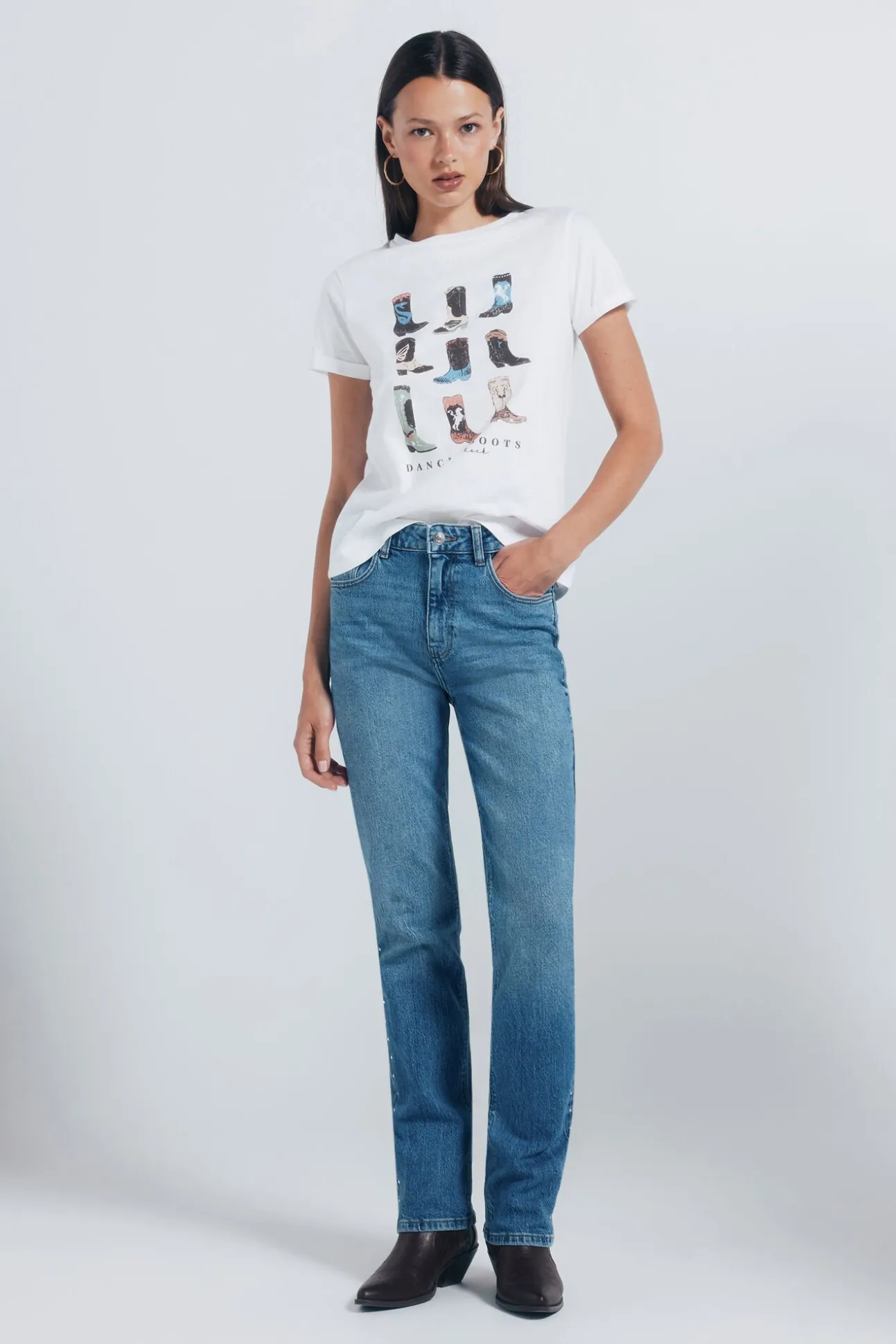 Camiseta "Botas de dança"