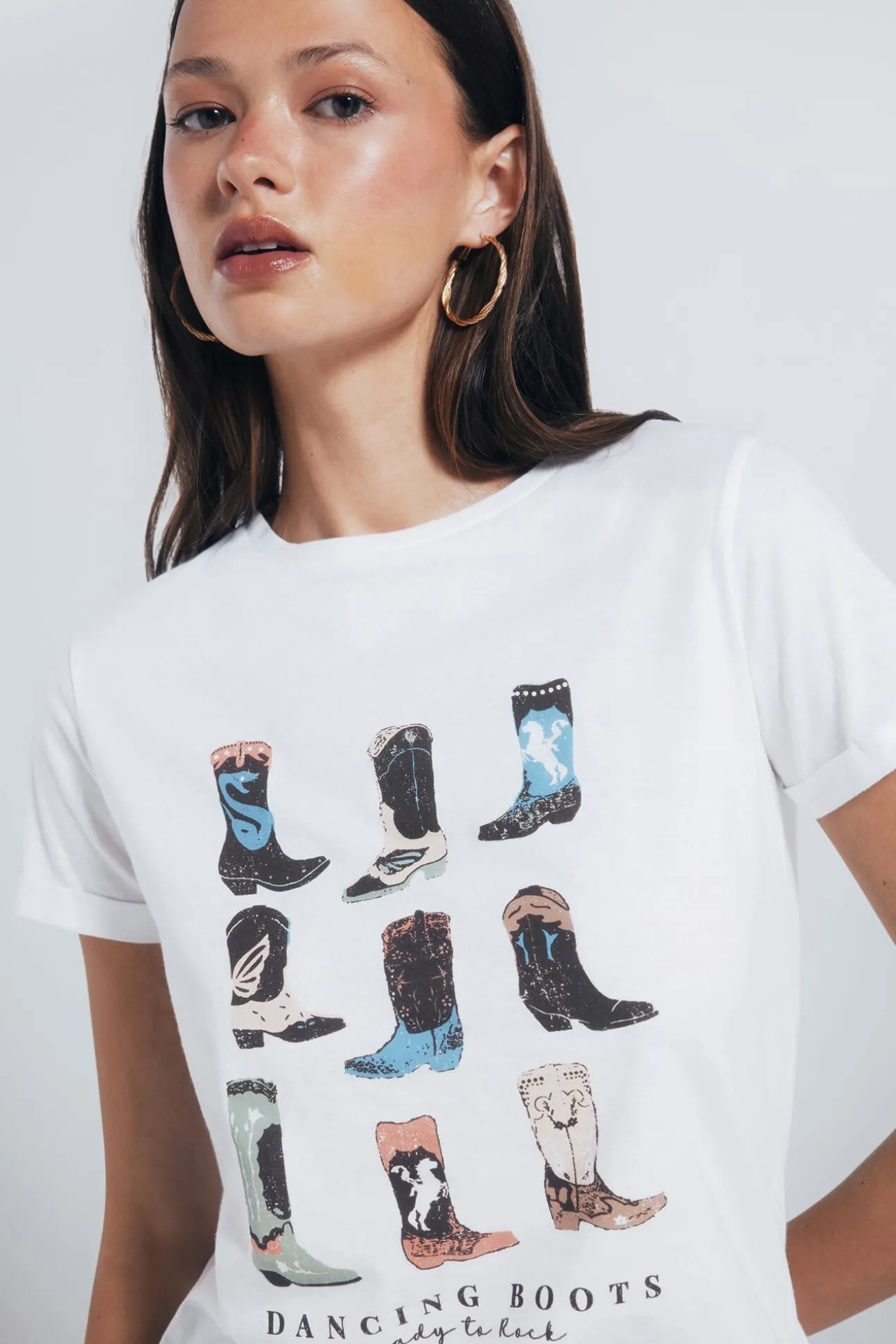 Camiseta "Botas de dança"