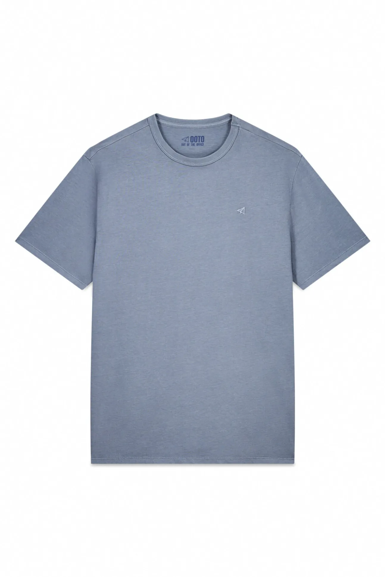 Camiseta básica com bordado de avião