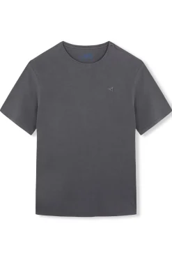 Camiseta básica com bordado de avião