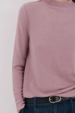 Camiseta básica com gola perkins