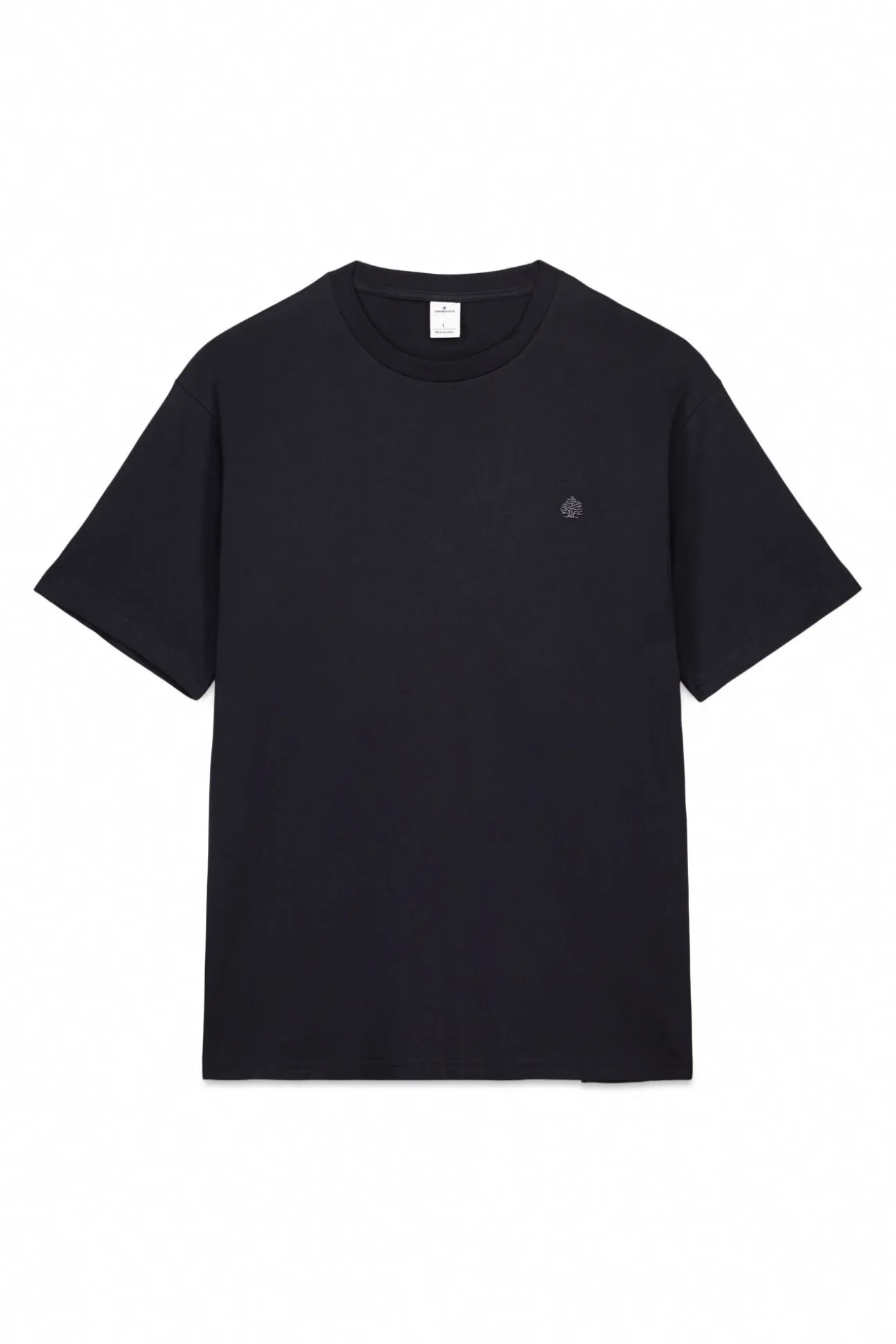 Camiseta básica com gola redonda