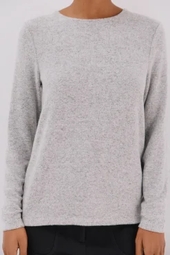 Camiseta básica de decote caixa