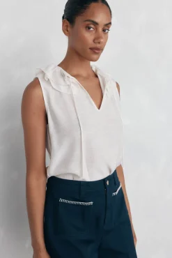 Camiseta com babados