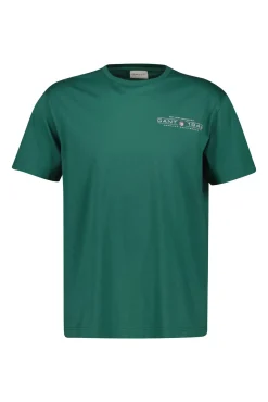 Camiseta com estampado gráfica
