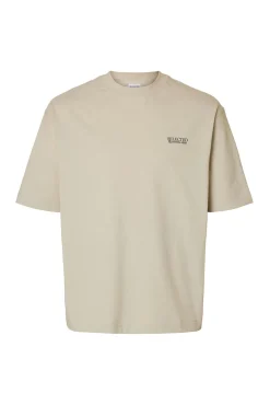 Camiseta com logo de T-shirt de manga curta