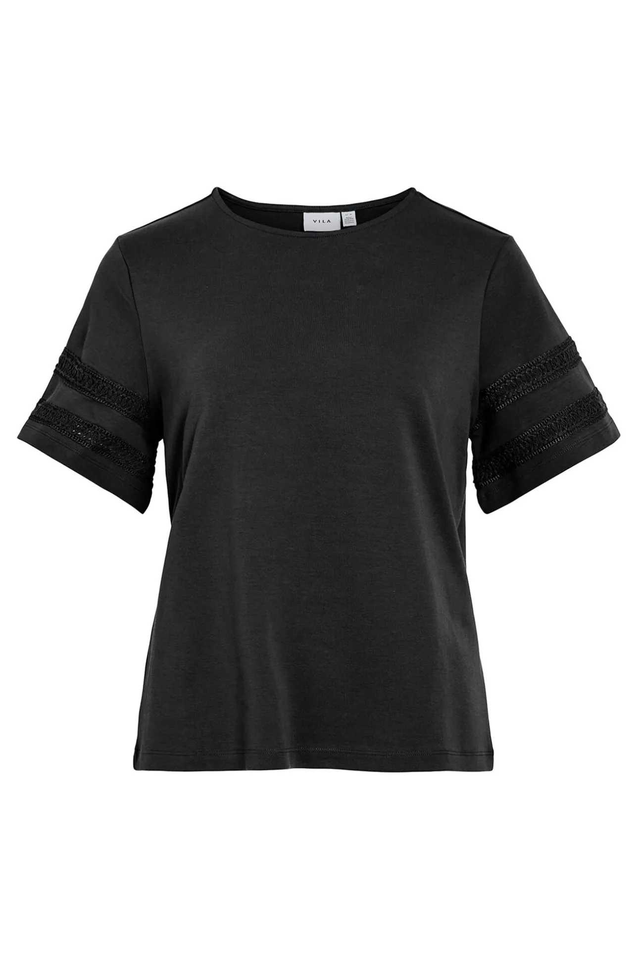 Camiseta de algodão orgânico com vazados