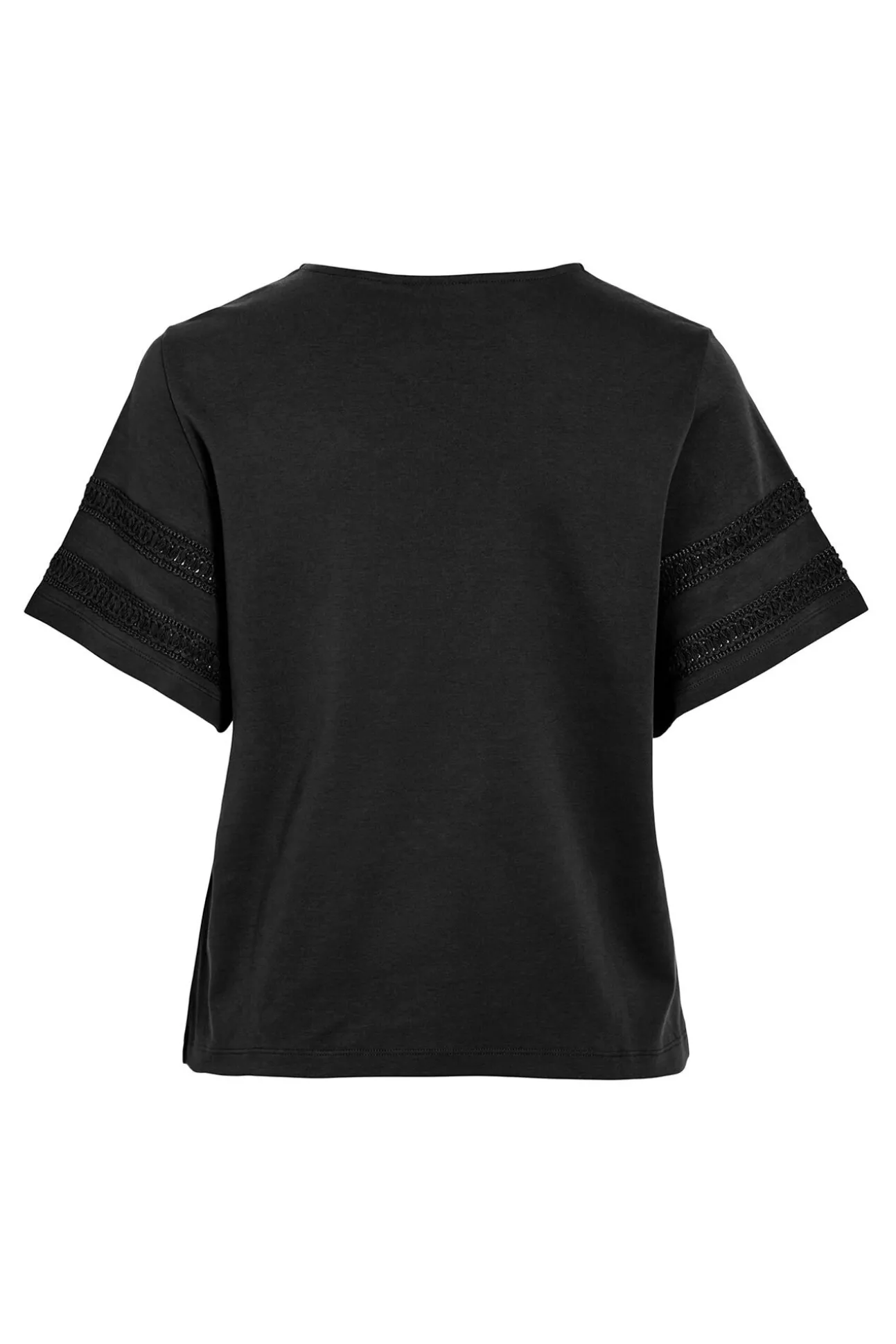 Camiseta de algodão orgânico com vazados