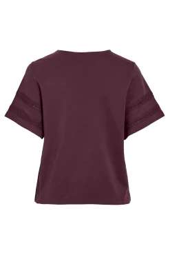 Camiseta de algodão orgânico com vazados