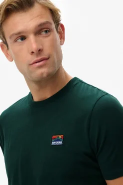 Camiseta de manga manga curta com gola redonda