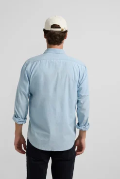 Camiseta denim esportiva