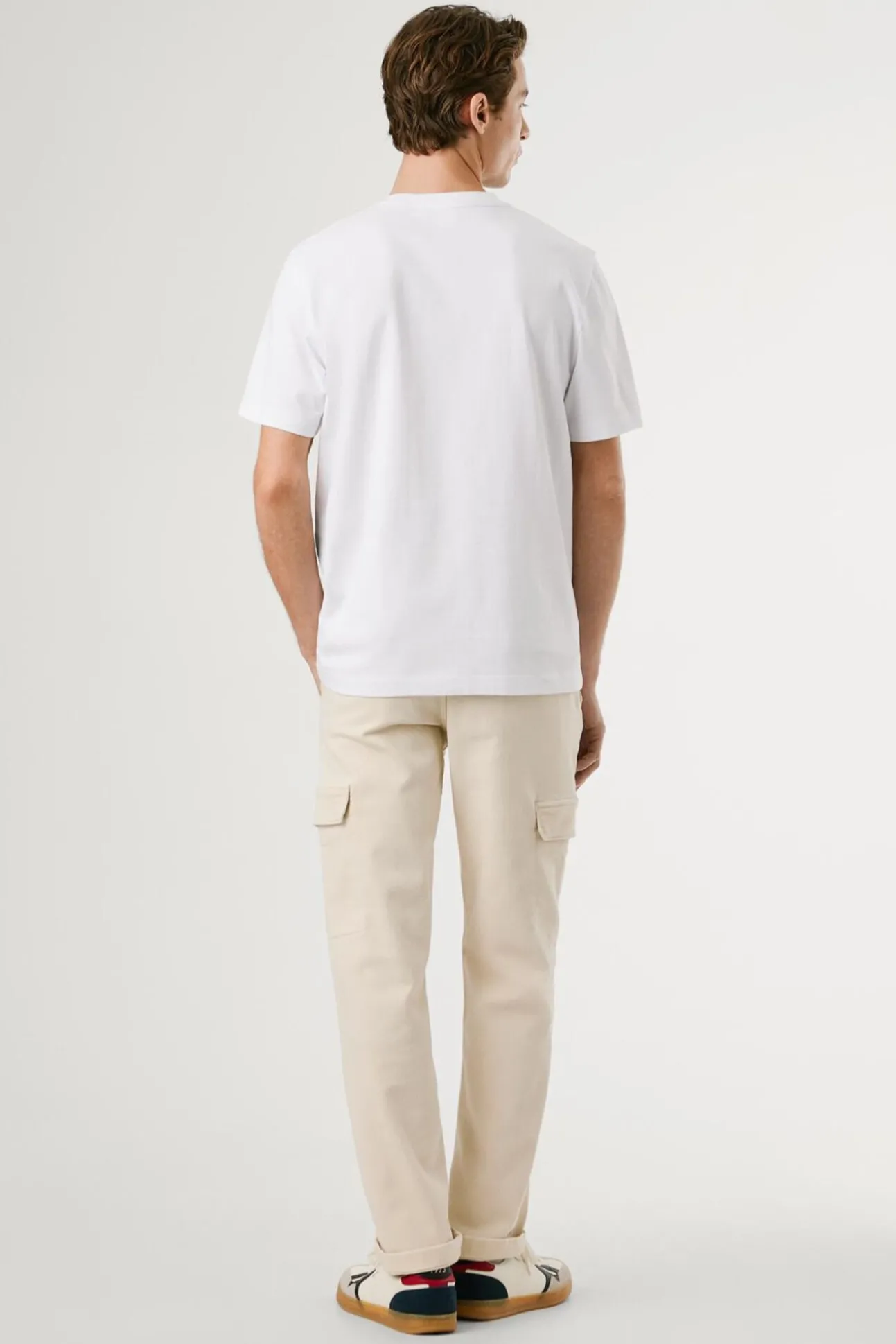 Camiseta estampada com logotipo de corte regular