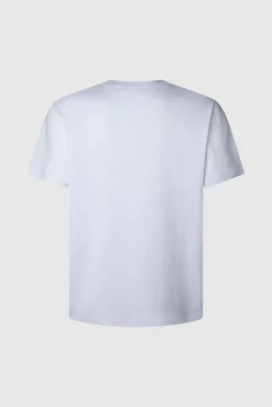 Camiseta estampada com logotipo de corte regular