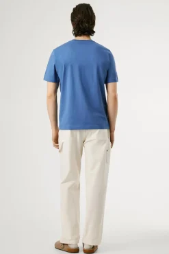 Camiseta estampada com logotipo de corte regular