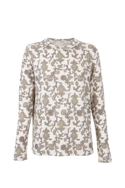 Camiseta estruturada estampada