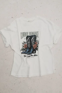 Camiseta gráfica ocidental