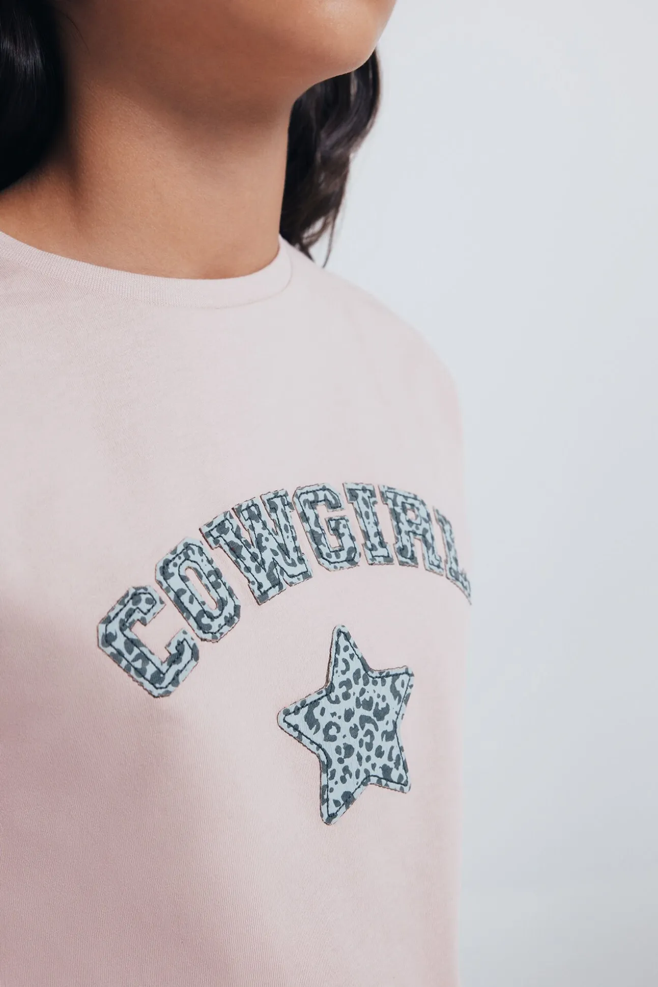 Camiseta manga comprida estilo cowgirl