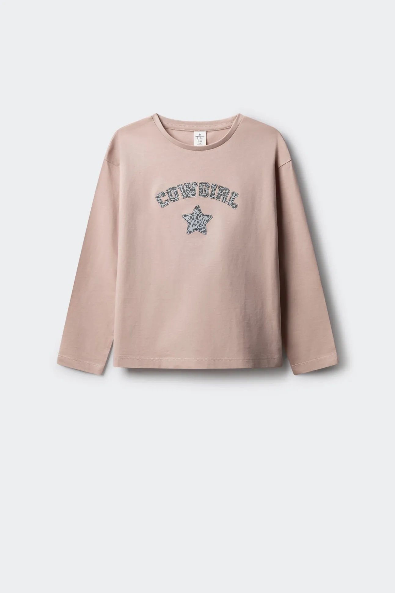 Camiseta manga comprida estilo cowgirl