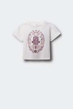 Camiseta manga curta para menina Stay Wild