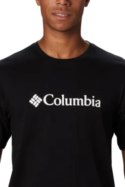 Camiseta masculina de manga curta de algodão orgânico Basic Logo™ da para homem