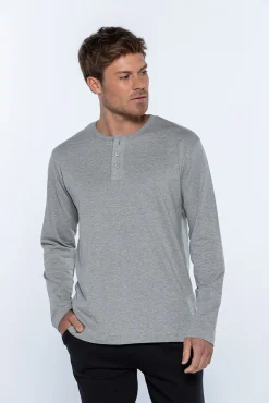 Camiseta masculina de manga comprida