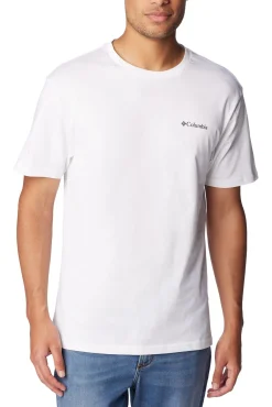 Camiseta masculina de manga curta de algodão orgânico Basic Logo™ da para homem