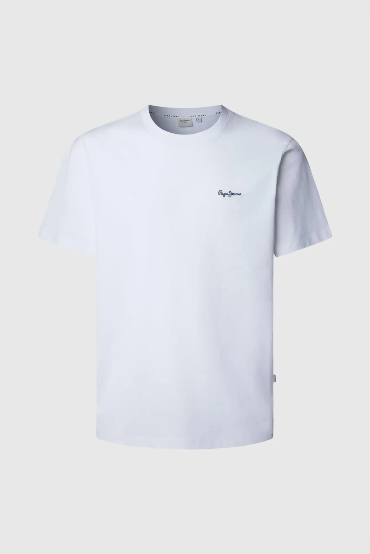 Camiseta Regular Fit com Logotipo Bordado