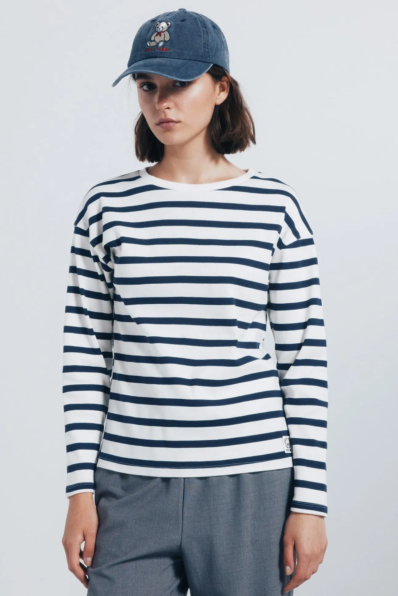Camiseta riscas de marinheiro
