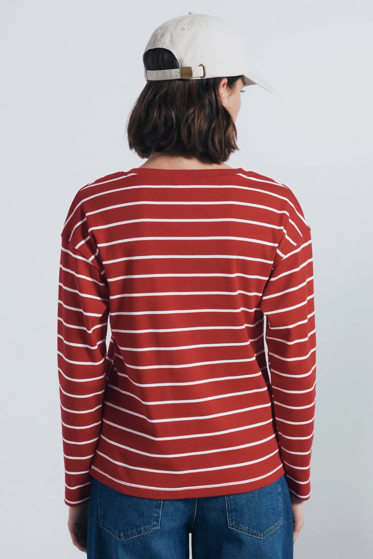 Camiseta riscas de marinheiro