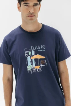 Camiseta vintage Octopus Bar
