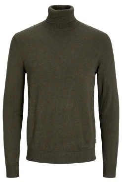 Camisola básica de gola alta