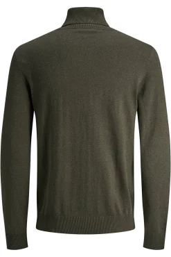 Camisola básica de gola alta
