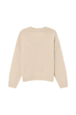 Camisola básico com decote em V