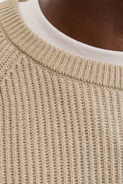 Camisola básico de malha liso