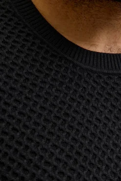 Camisola básico de malha liso