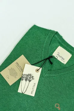 Camisola Channa com gola em V