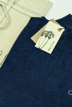 Camisola Chen com gola na fecho-éclair