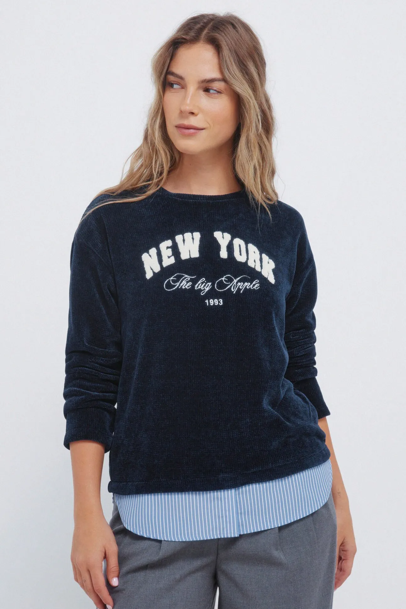 Camisola chenille "New York"