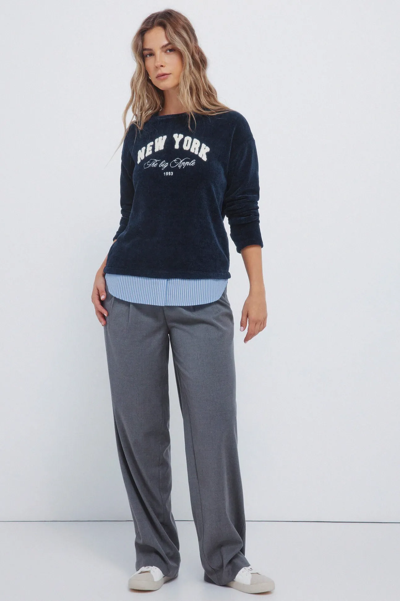 Camisola chenille "New York"