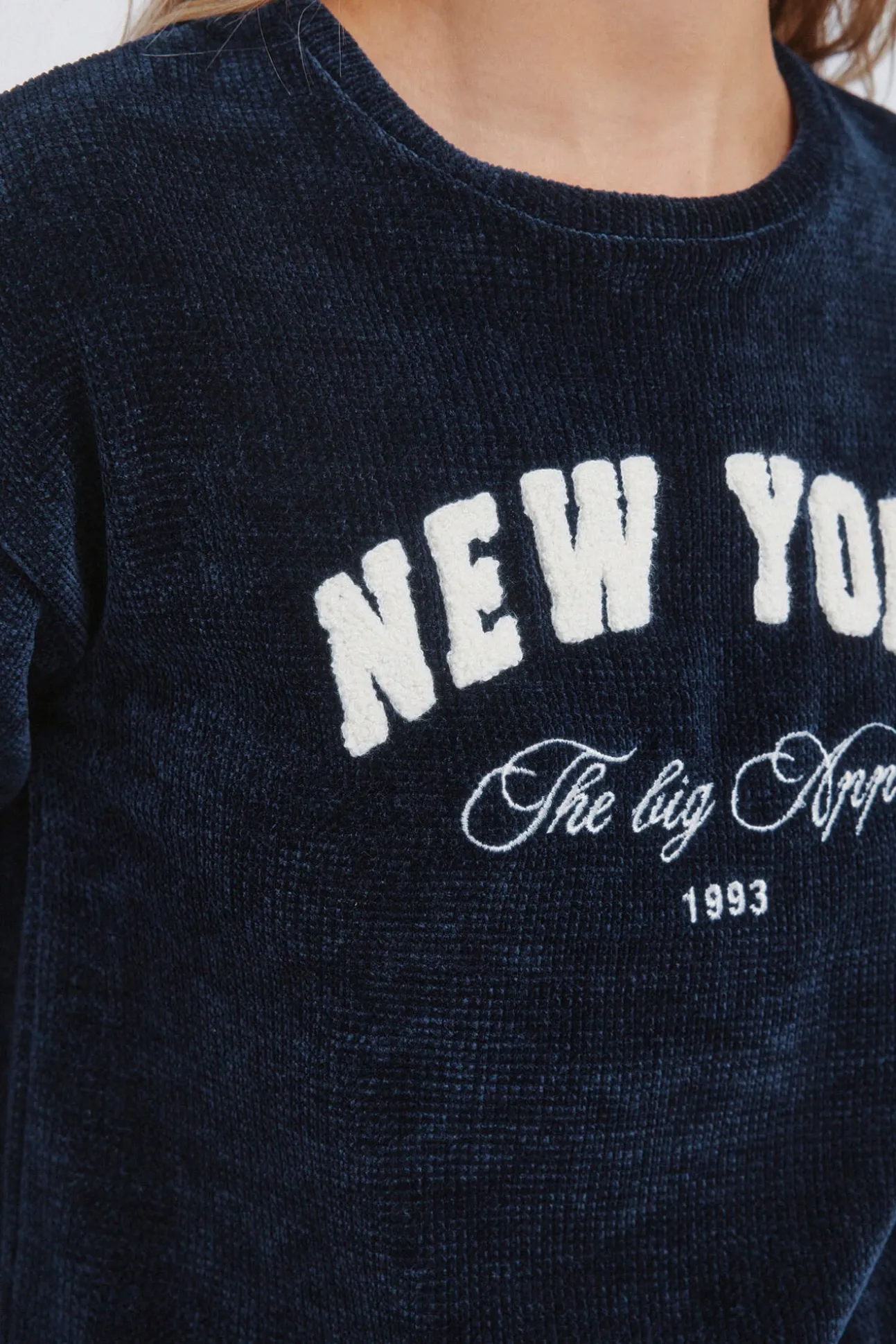 Camisola chenille "New York"