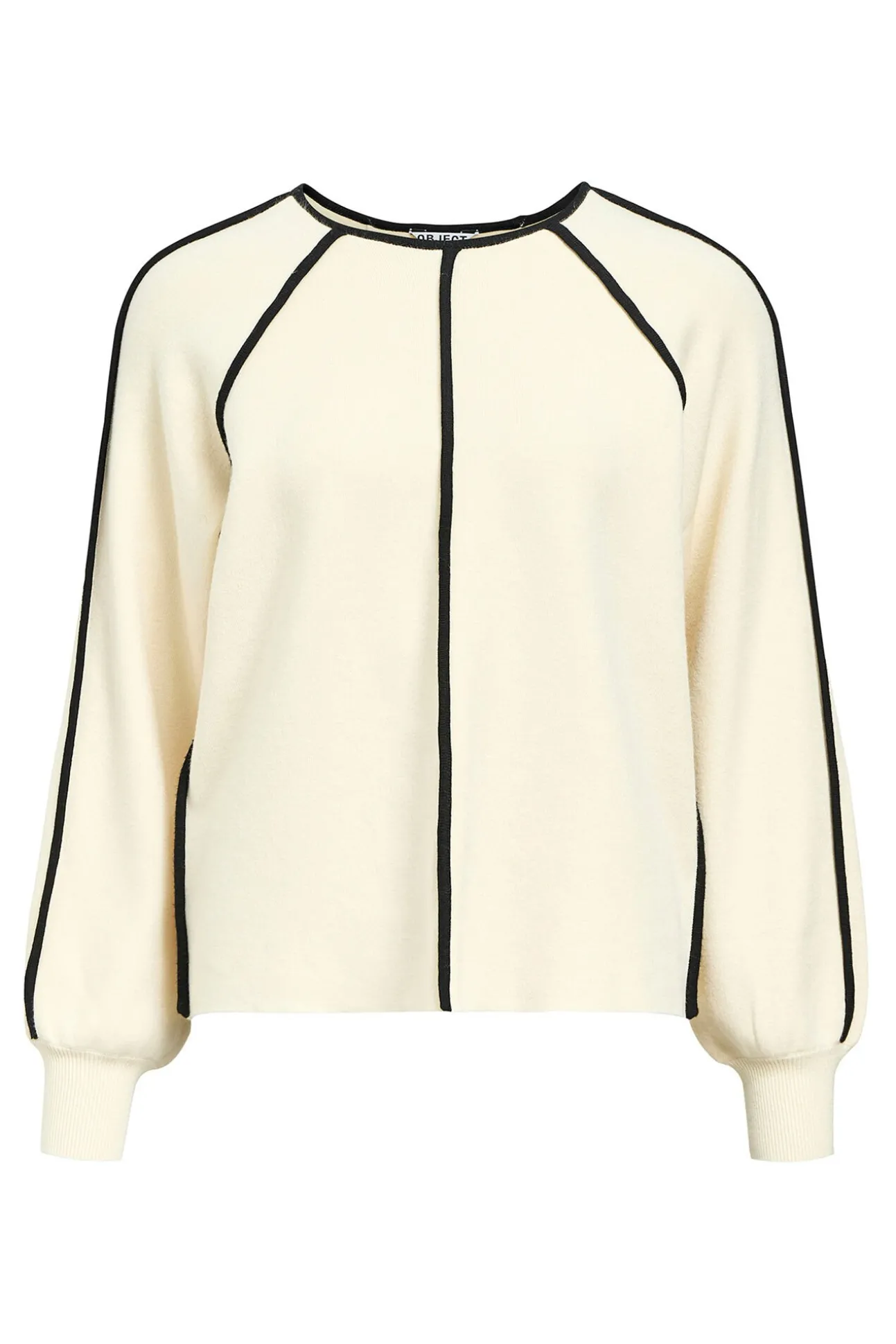 Camisola com acabamento contrastante