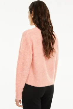 camisola com decote em V