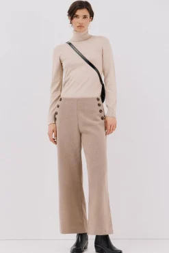 Camisola com gola alta