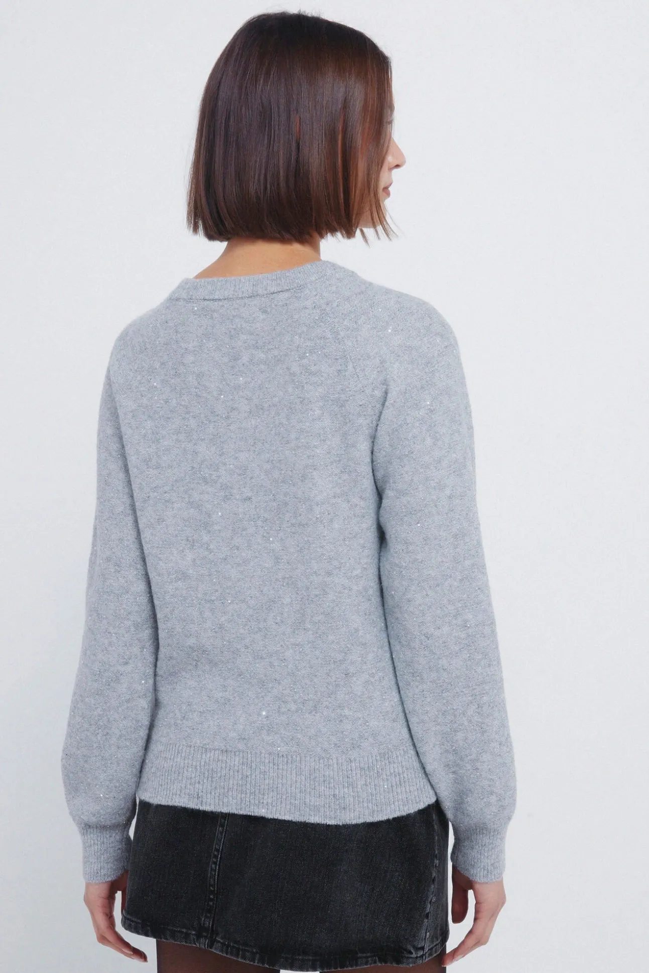 Camisola com lantejoulas