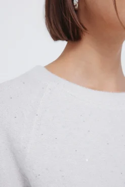 Camisola com lantejoulas