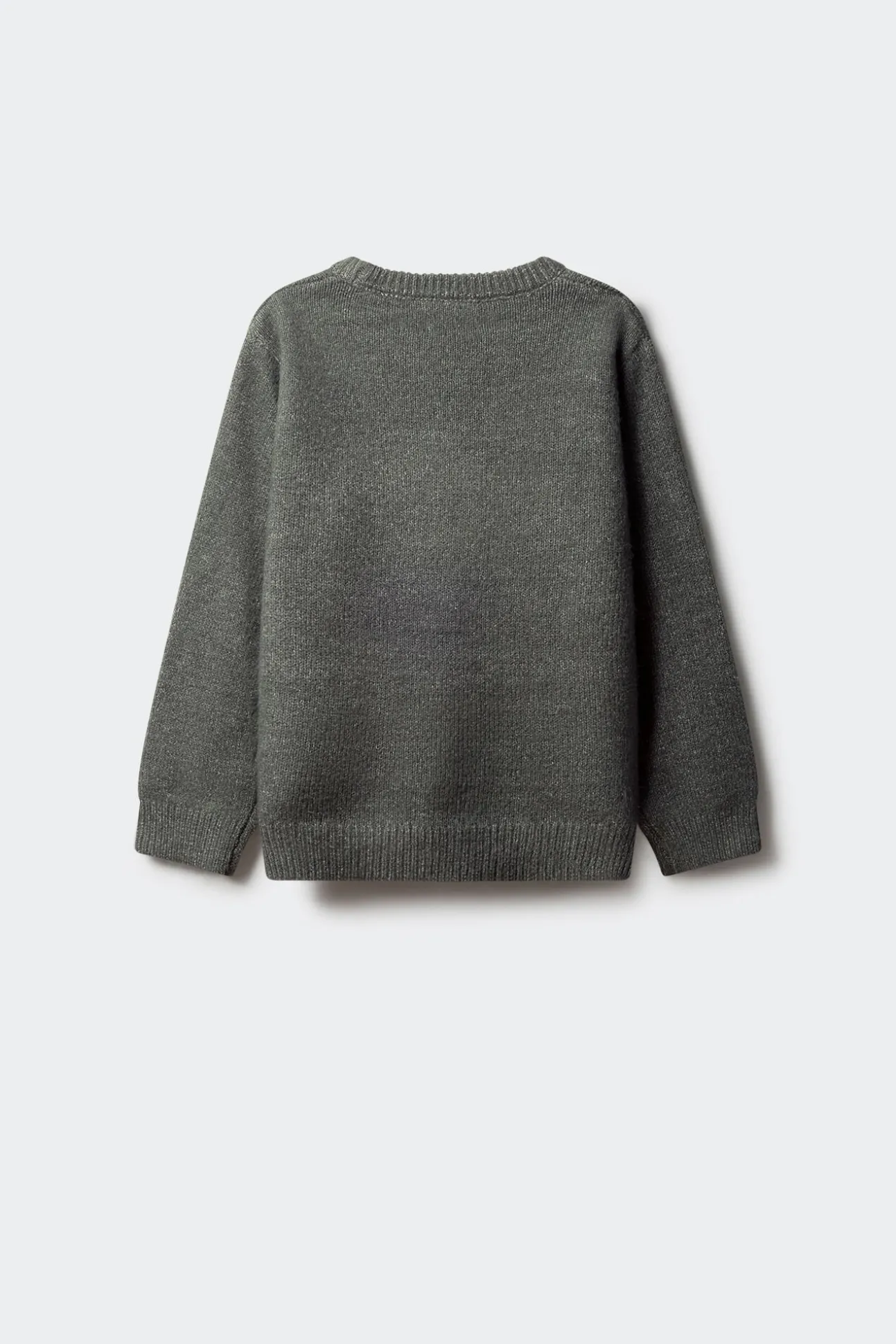 Camisola cáqui com estampa de diamantes para meninos