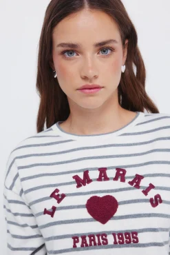 Camisola de coração "Le Marais"