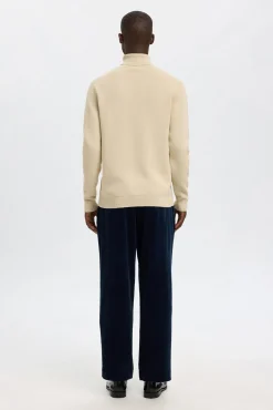 Camisola de gola 100% algodão orgânico