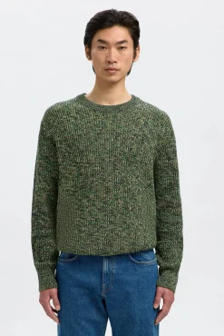 Camisola de gola caixa 100% algodão orgânico